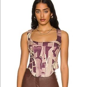 Never worn Miaou Campbell Corset in Stone Mauve. Size Medium and sold out.